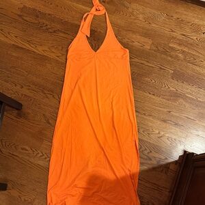 Free People Ciao Bella Halther Maxi Dress Size Medium - Picture 3 of 5 Free Peo